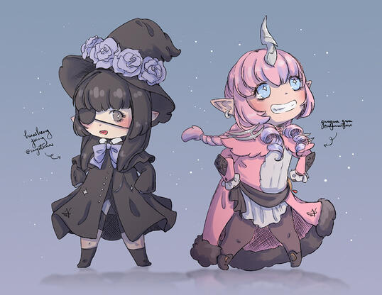 FB Chibi: Huasheng Jiand &amp; Gwagwa Gwa